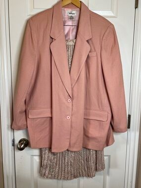 Venezia Dusty Rose Single-Breasted Women's Blazer